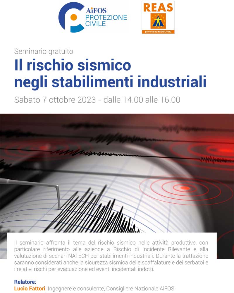 Il rischio sismico negli stabilimenti industriali